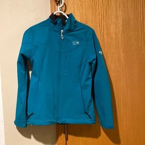 Mountain hard wear teal spring jacket